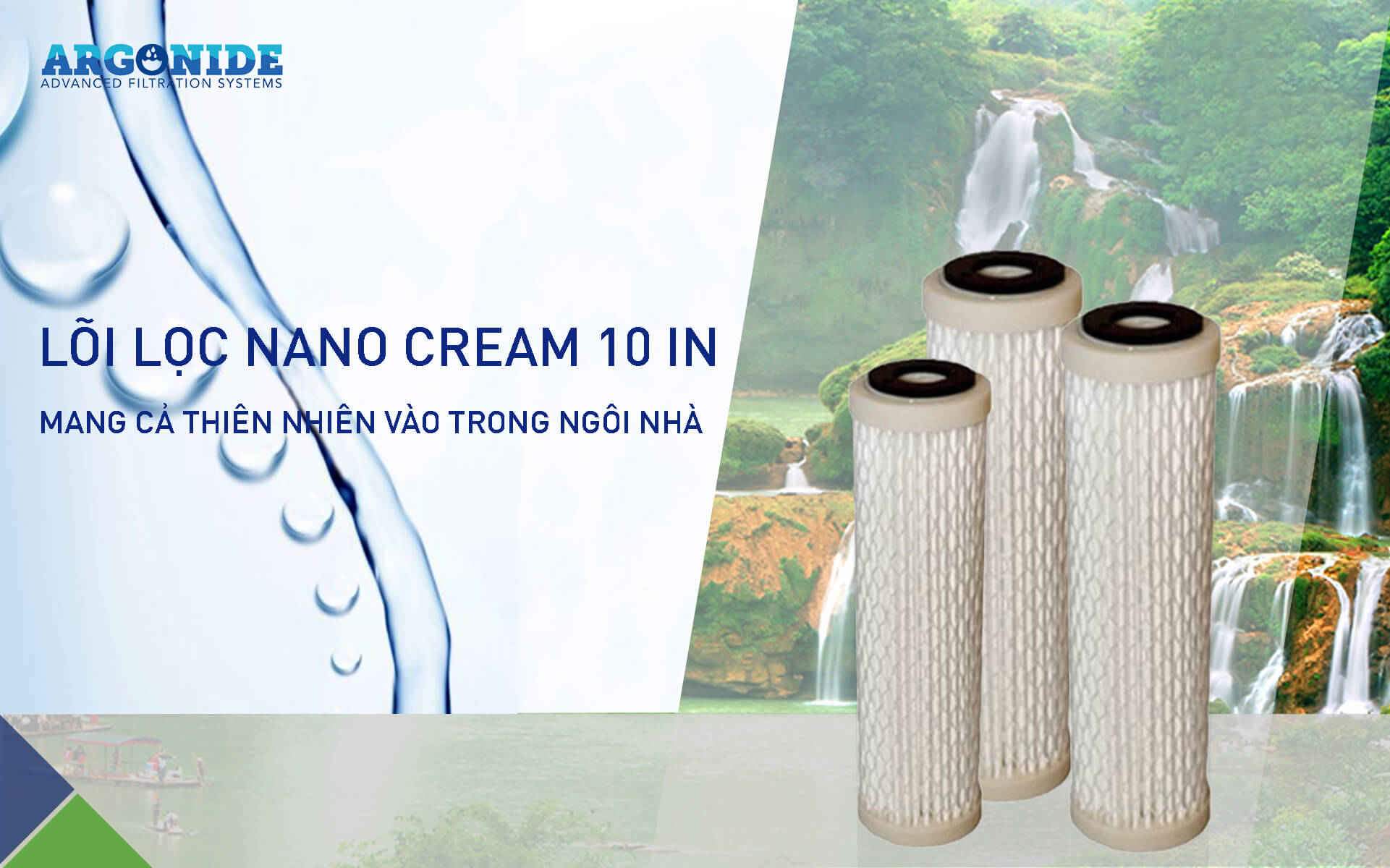 Lõi lọc nước Nano Ceram 10 in