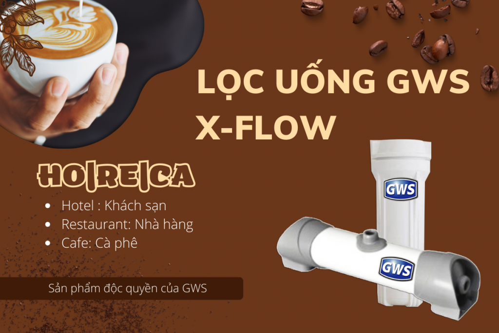 Bộ lọc GWS X-Flow chuyên dùng cho HO.RE.CA