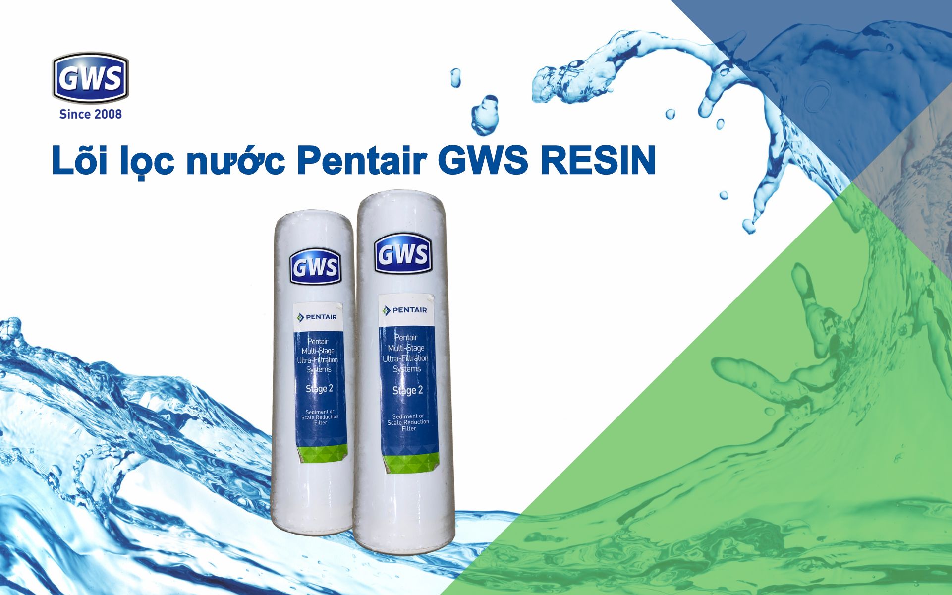 Lõi lọc nước GWS Resin Pentair